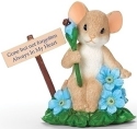 Charming Tails 12500 Forget Me Not Mouse Figurine