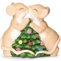Charming Tails 136048 Our First Kiss-Mas Christmas Figurine
