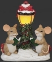 Charming Tails 137970N Mouse Choir Lighted Figurine