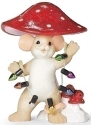 Charming Tails 137973 Mouse Under Mushroom Cap Figurine