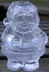 Santa Candleholder