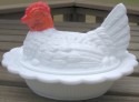 Hen on Nest 6 Inch