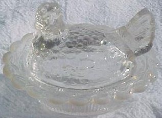 Hen on Nest 3 Inch Salt