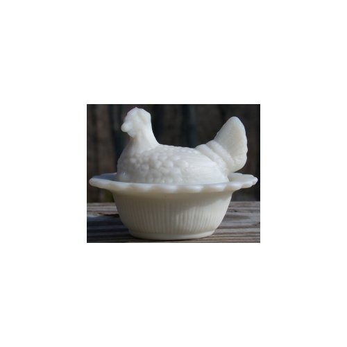 Hen on Nest 3 Inch Salt