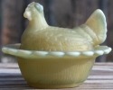 Hen on Nest 3 Inch Salt