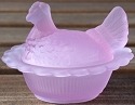 Hen on Nest 3 Inch Salt