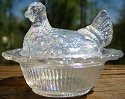 Hen on Nest 3 Inch Salt