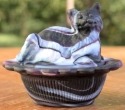 Cat on Basket