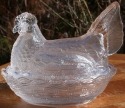 Hen on Nest 7 Inch