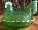 Hen on Nest 7 Inch