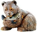 De Rosa Collections 1023 Grizzly Bear Large Figurine