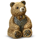 De Rosa Collections F202G Teddy Bear Green Vest Figurine