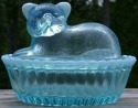 Cat on Basket 5 Inch