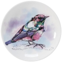 Abby Diamond 6011769 Set of 4 Magenta Bird Appetizer Plates