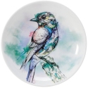 Abby Diamond 6011771 Set of 4 Teal Bird Appetizer Plates