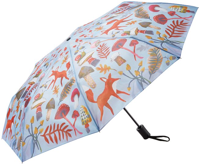 Allen Designs 6014446 Fox and Mushroom Umbrella