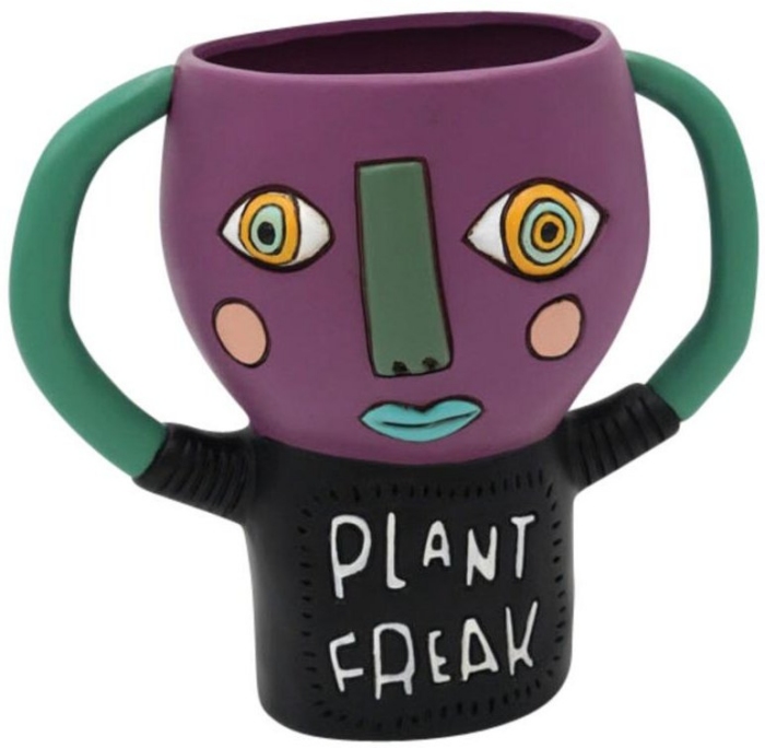 Allen Designs D2118 Plant Freak Purple Planter Set of 3