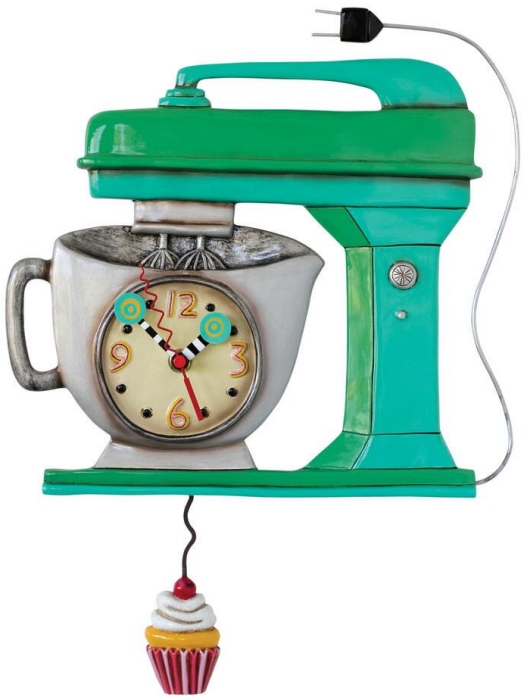 Allen Designs P1370 Vintage Mixer - Green Clock