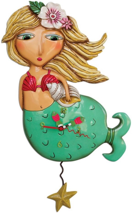 Allen Designs P1610 Shelley Mermaid Clock