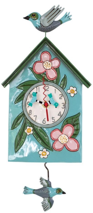 Allen Designs P1994 Blessed Nest Bird Clock