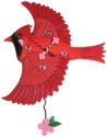 Allen Designs 6012449 Cardinal's Song Wall Clock