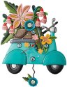 Allen Designs 6012909 Scootin' Through Life Clock