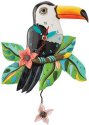 Allen Designs 6012916 Toucan Tom Wall Clock