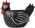 Allen Designs 6013120 One Egg or Two Chicken Planter Set of 3