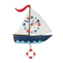 Allen Designs 6018049 Smooth Sailing Wall Clock