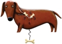 Allen Designs ADP9018 Oscar Dachshund Dog Clock