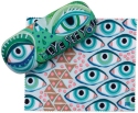 Allen Designs AO404 Eye See You Eyeglass Case and Cloth Set of 2