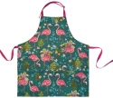 Allen Designs AR2008 Flamingos Teal Apron Set of 2