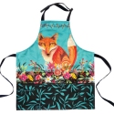 Allen Designs AR2118 Fox and Flowers Apron Set of 2