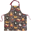 Allen Designs ARK204 Crazy Cats Kids Cat Apron Set of 2