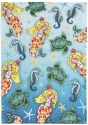Allen Designs ARTT1831 Under The Sea Mermaid Turtle Towels Set of 3