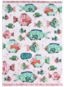 Allen Designs ARTT1835 Hello Fish Tea Towels Set of 3
