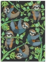 Allen Designs ARTT1911 Slow Poke Sloth Tea Towels Set of 3