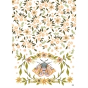 Allen Designs ARTT2019 Moth White Tea Towels Set of 3
