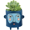 Allen Designs D1938 BLUE Hairy Jack Planter Set of 3