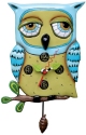 Allen Designs P1062 Old Blue Owl Clock