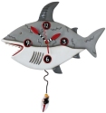 Allen Designs P1378 Surf At Risk Shark Clock
