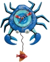 Allen Designs P1654 Blue Crab Clock