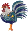 Allen Designs P1995 Rise N Shine Rooster Clock