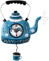 Allen Designs P2052 Kettle Blue Clock