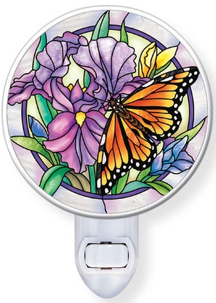 Amia 40015 Iris Meadows Night Light Nightlight