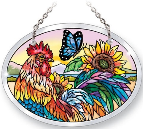 Amia 41744 Morning Has Broken Small Oval Suncatcher