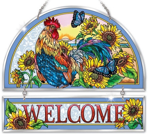 Amia 41752 Morning Has Broken Beveled Welcome Panel
