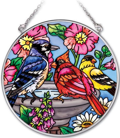 Amia 41757i Spring Fling Medium Circle Suncatcher