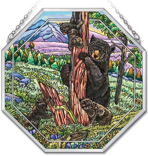 Amia 41840 Bears Beveled Medium Octagon Panel