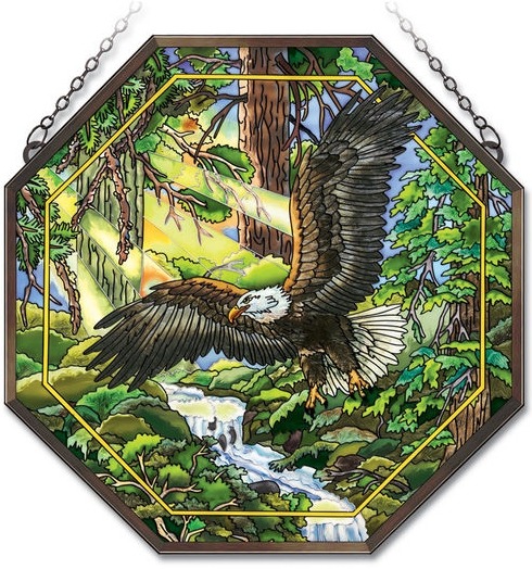 Amia 41842 Eagle Flight Beveled Medium Octagon Panel